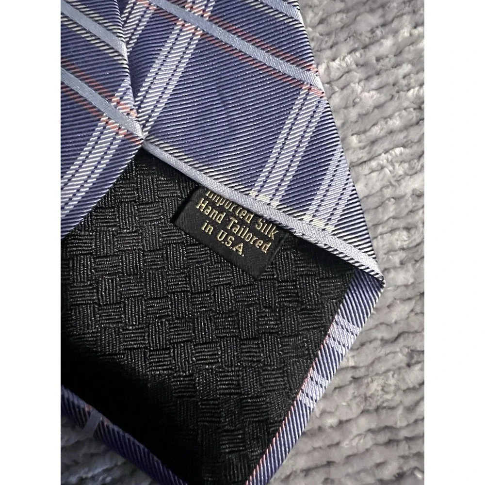 HART SCHAFFNER MARX Men's Silk Necktie's Set Of 2  USA hand Tailored (t6)
